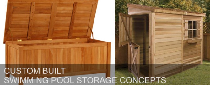 custom built swimming pool storage concepts