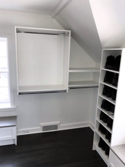 Custom Outer Corner Closet Shelving - Kansas City Custom Closets